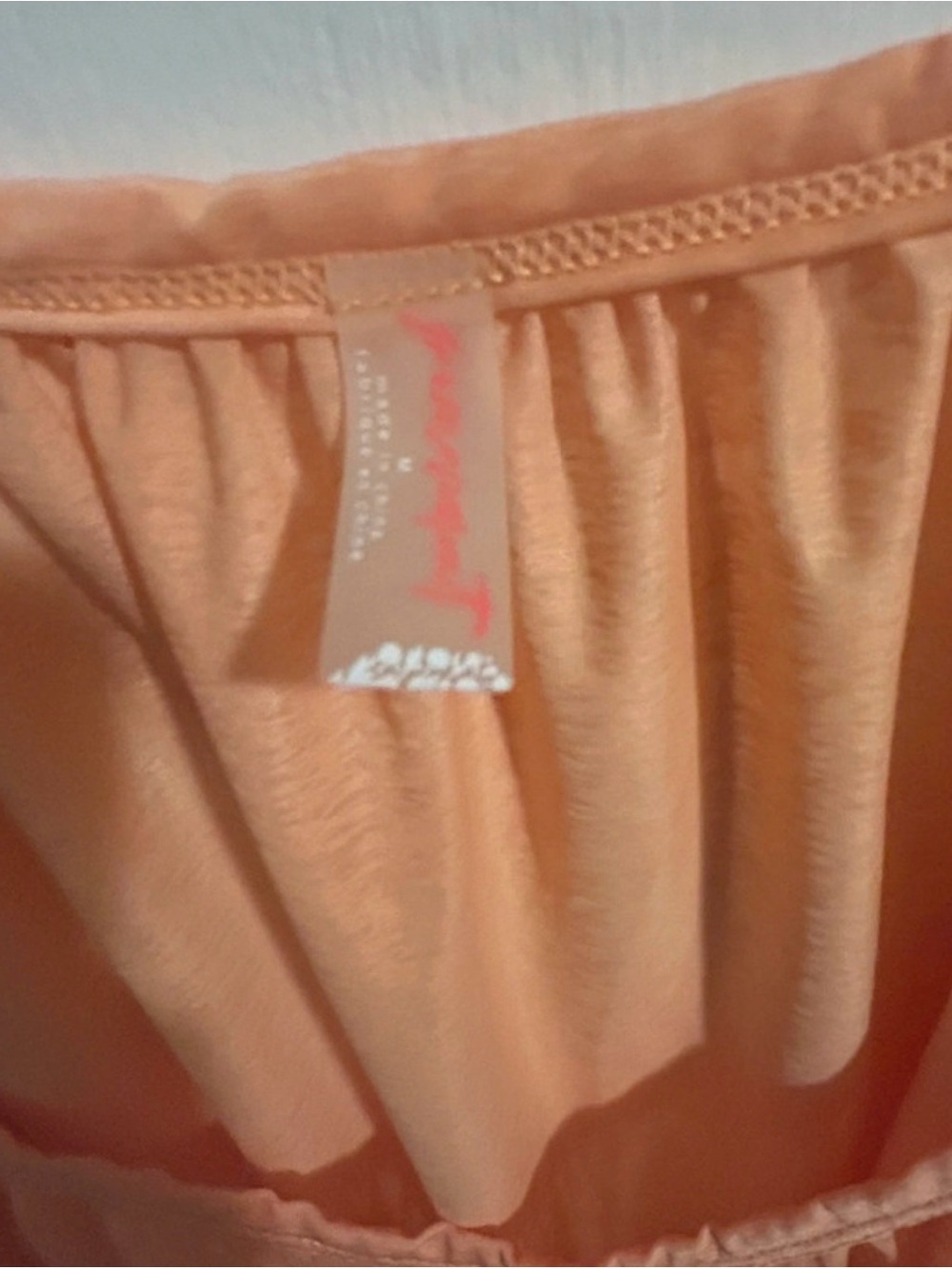 FP Movement Peach Long-Sleeve Drawstring Crop Tunic - Picture 3 of 5